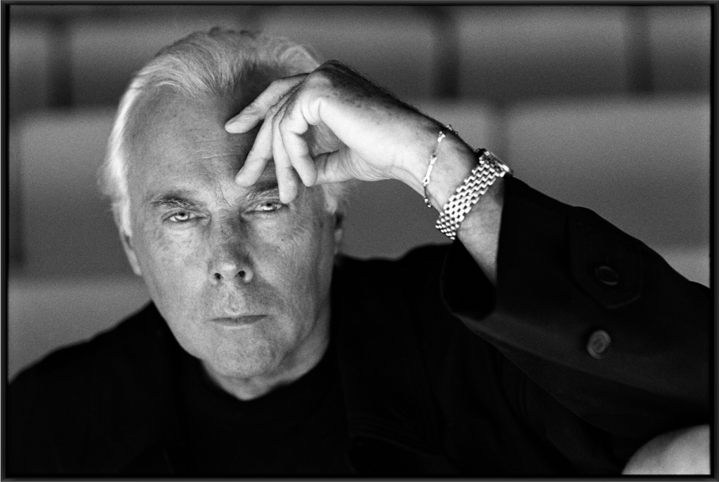 Giorgio Armani, Milan 1992 – portrait by Alfred Steffen