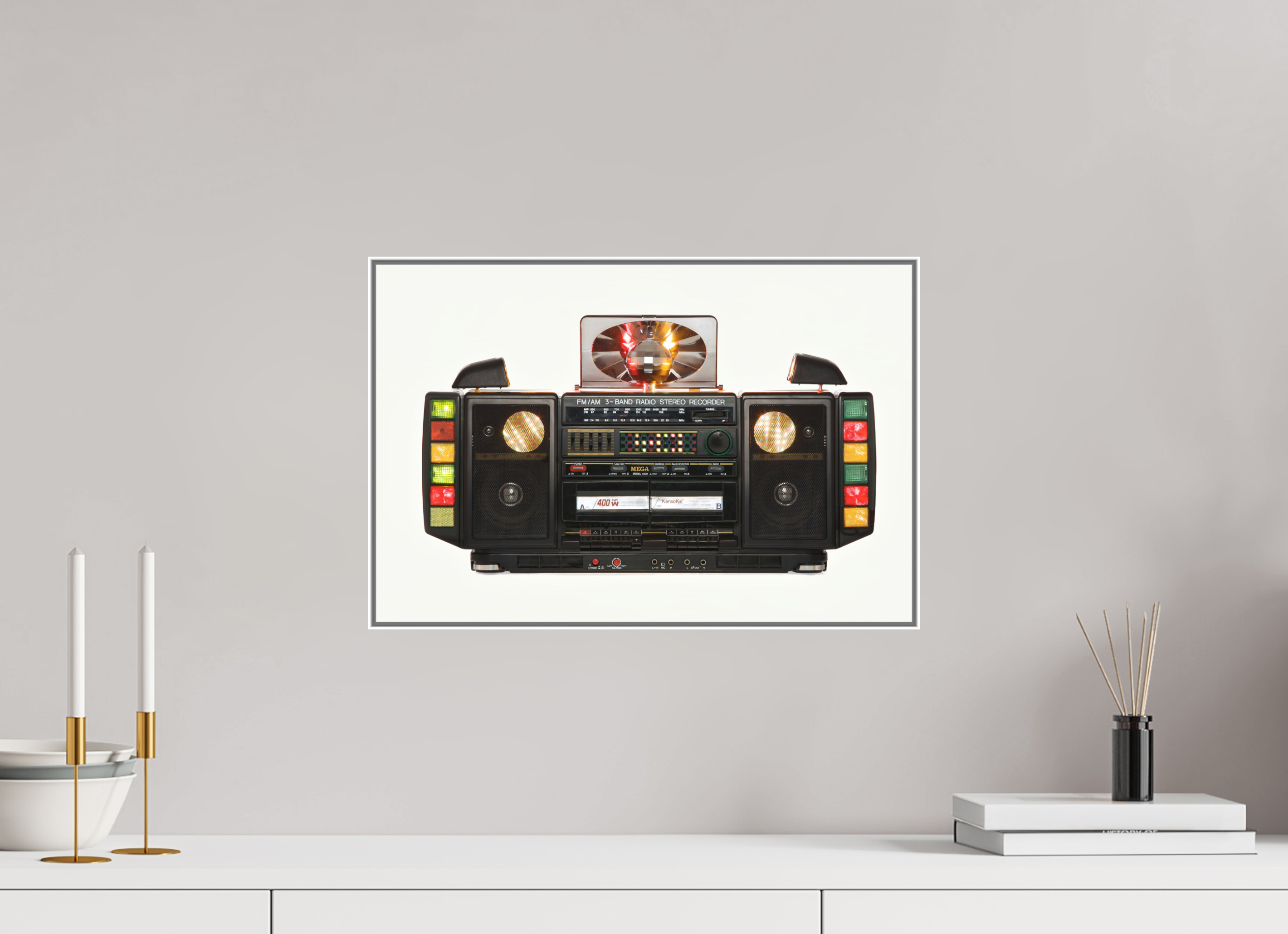 45 x 30 cm, Artbox 50 white, Fine Art Paper, Acryl mega