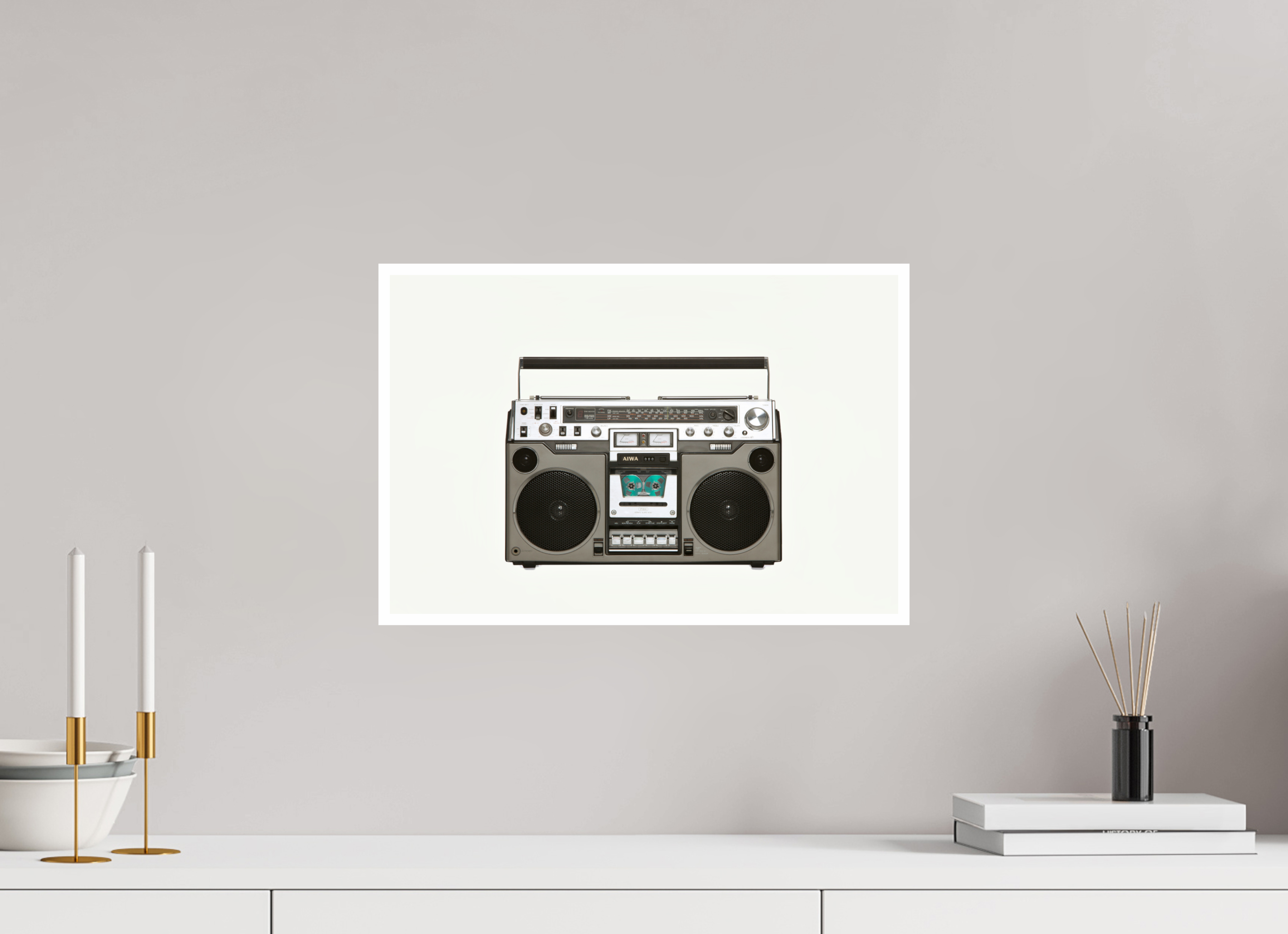 45 x 30 cm, Photo Raag Barytha 1cm Rand BOOM2