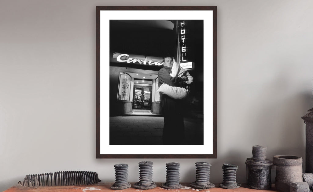 MARTIN KIPPENBERGER, 1987,  – portrait by Alfred Steffen
