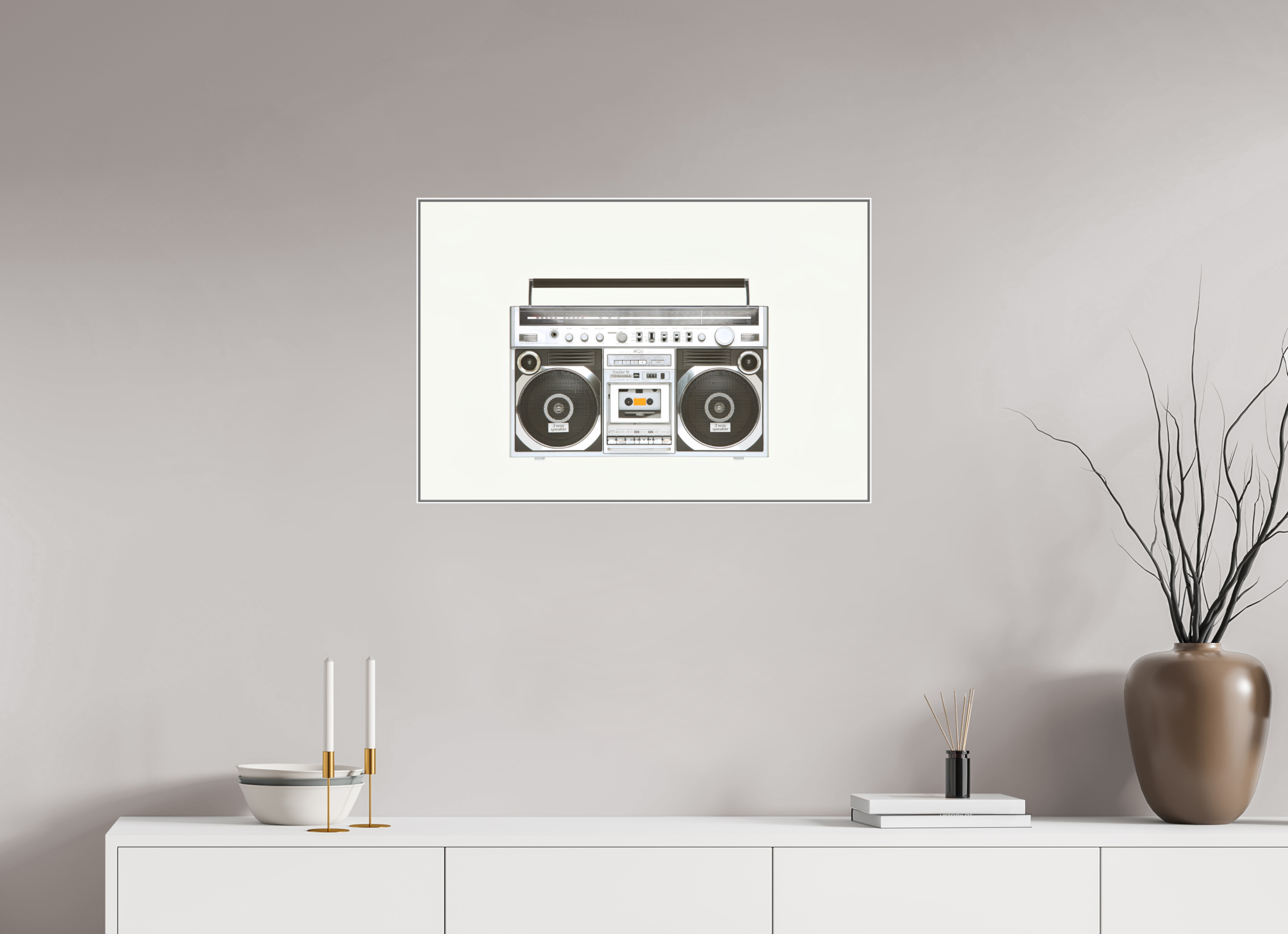 75 x 50 cm, Artbox 50 white, Fine Art Paper, Acryl Toshiba_RT8890_Bombeat_16