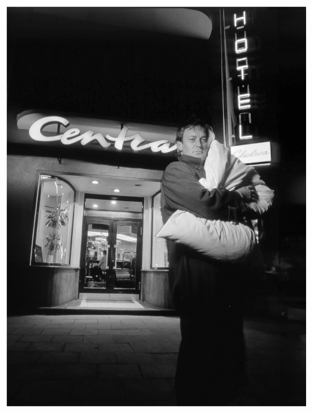 Main image MIDNIGHT CHECKOUT AT CHELSEA HOTEL, 1987 Martin Kippenberger by Alfred Steffen