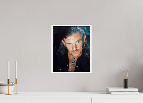 30 x 36,7 cm, Photo Raag Barytha 1cm Rand Lemmy Kilmister — Hamburg, 1993