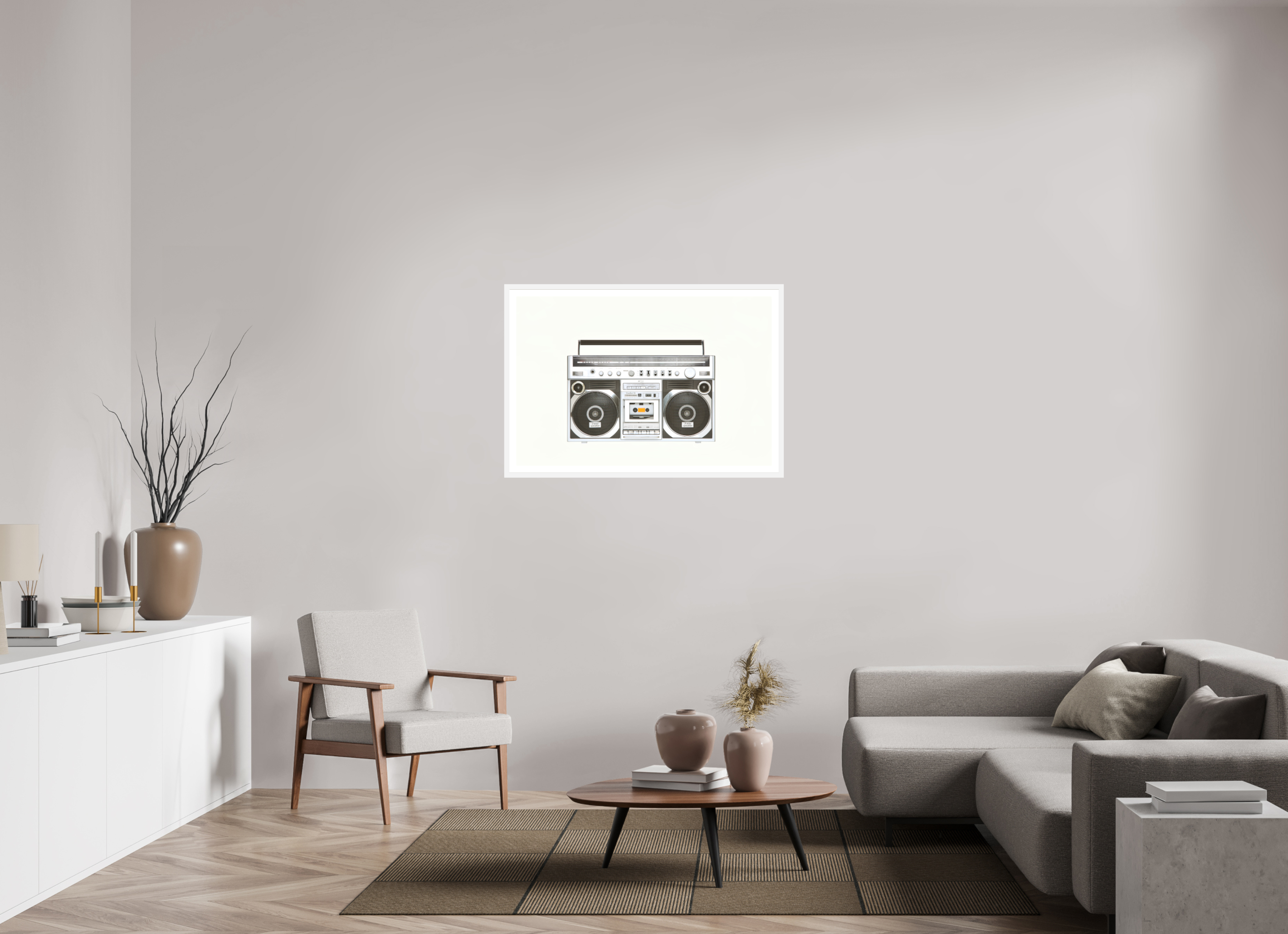 105 x 70 cm, Rahmen weiß Museumsglas Toshiba_RT8890_Bombeat_16